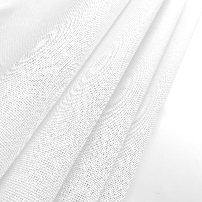 Zhenqing 14CT Aida Cloth - 30x35 Inch Cross Stitch Fabric for Embroidery, Pre-Cut Needlework Material, Acid-Free, Durable Weave(White) - Image 1